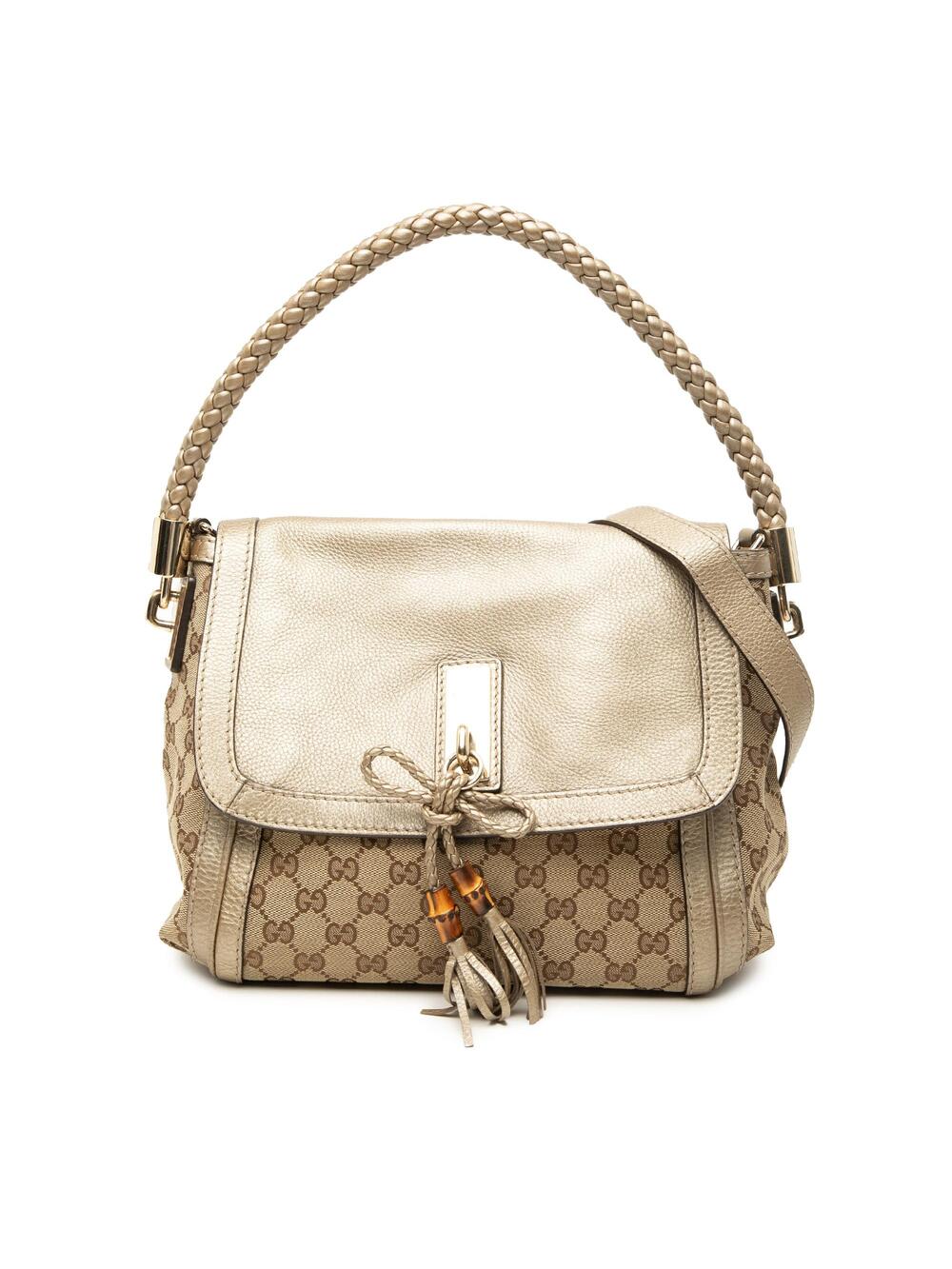 Gucci Bella Flap Shoulder Bag Gg Canvas #376317G80B